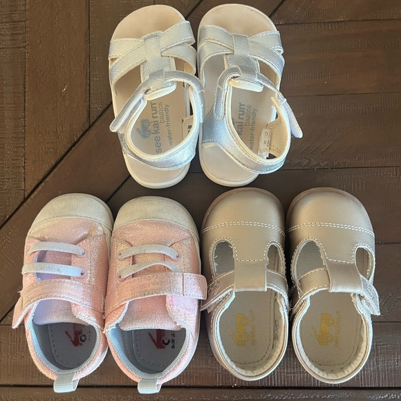 Bundle of 3 See Kai Run Baby Walker Shoes - Picture 1 of 4